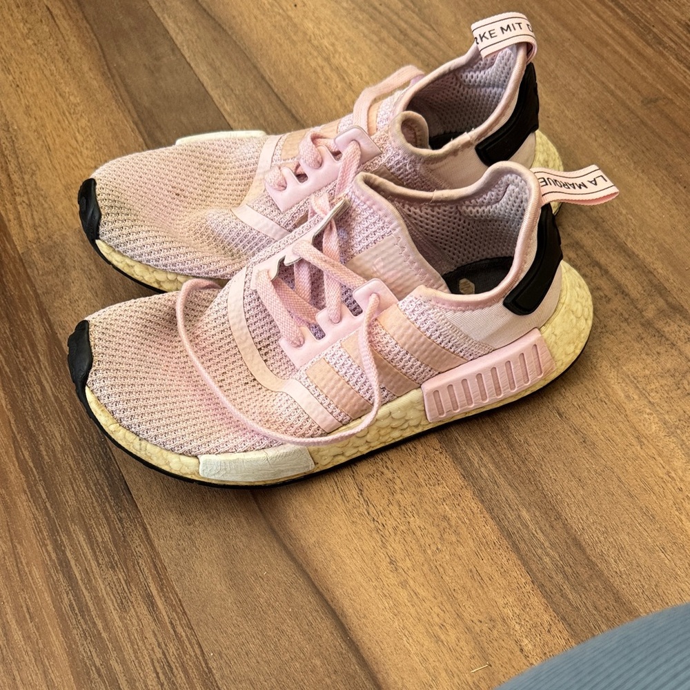 adidas nmd Pink and Black Women's Sneakers - Picture 3 of 6